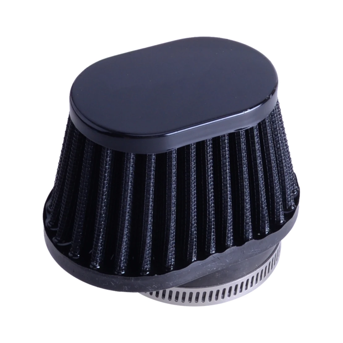 

60MM Universal Black Air Filter Clamp-On Inlet Pod Cleaner Fit For Motorcycle ATV Scooter Bike CT-00601-XH1