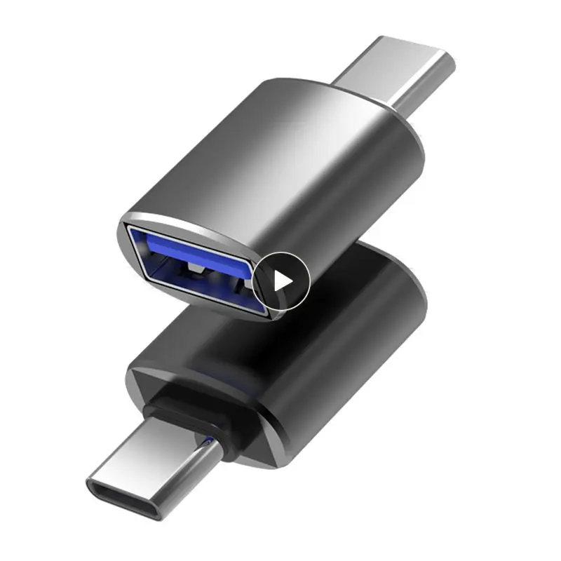 

High-speed Usb C Otg Connector Portable Aluminium Alloy Type-c To Usb3.0 Female Adapter Adapters Plug And Play High-quality Chip