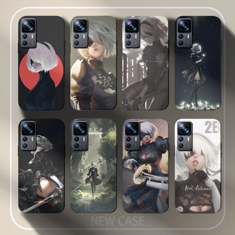

NieR Automata Phone Case For Xiaomi Mi X3 X4 F3 F4 GT 11 12 13 T Pro Lite Ultra Cover Funda