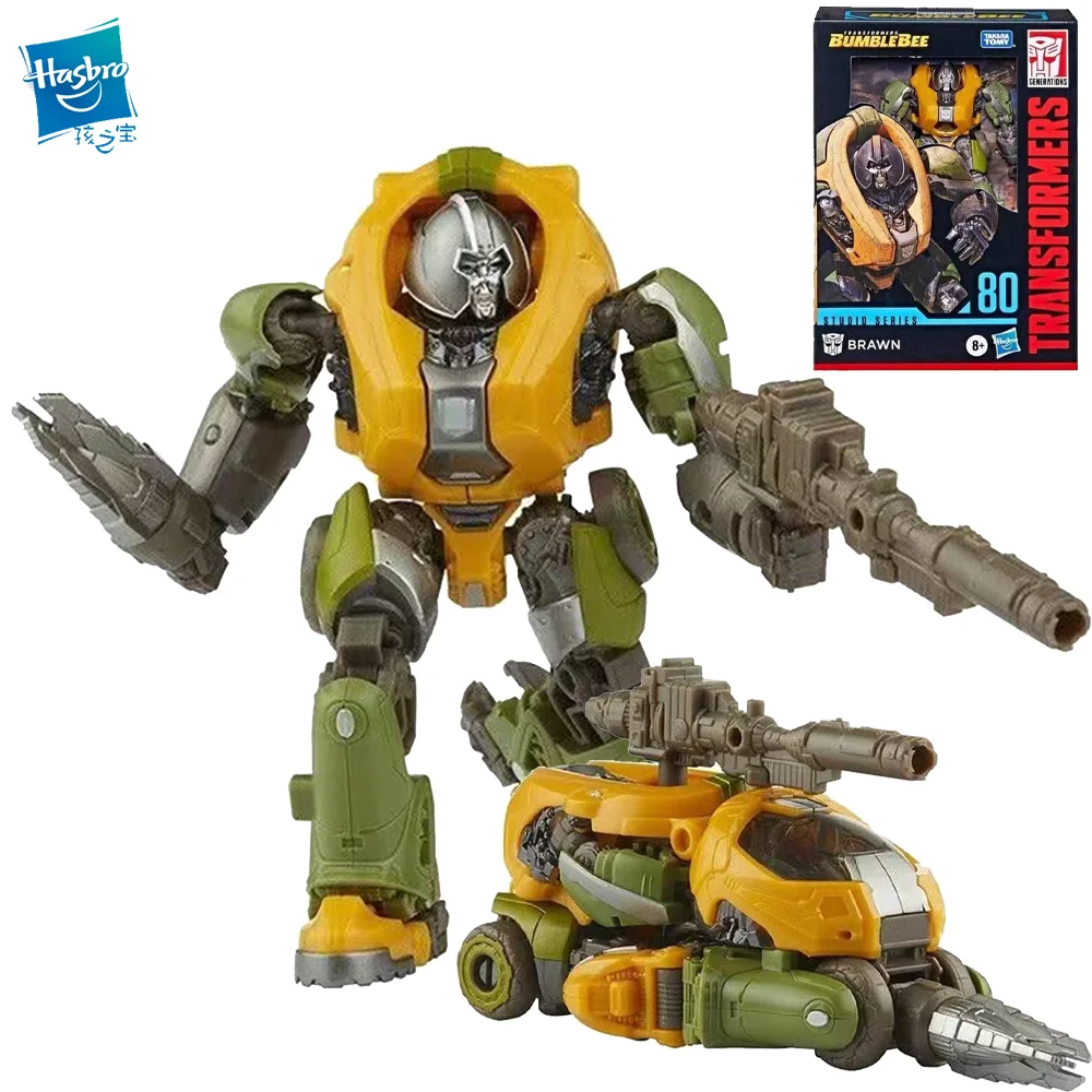 

Hasbro Transformers Studio Series 80 Deluxe Bumblebee Brawn 15CM Children's Toy Gifts Collection Toys F3172