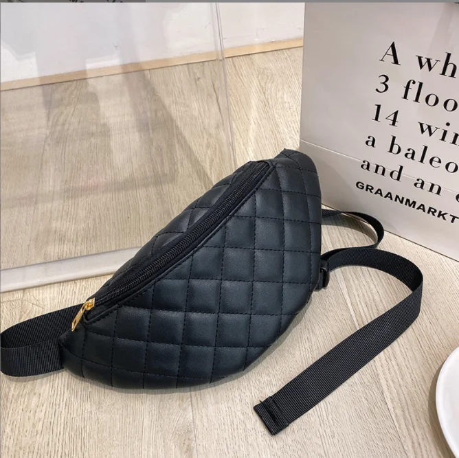 

2022 New PU Fashion Women Waist Pack Waist Bags Pocket Bags Chest Bag