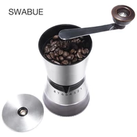 coffee beans grinder spices mill espresso maker barista tools household manual machine stainless steel adjustable ceramic core