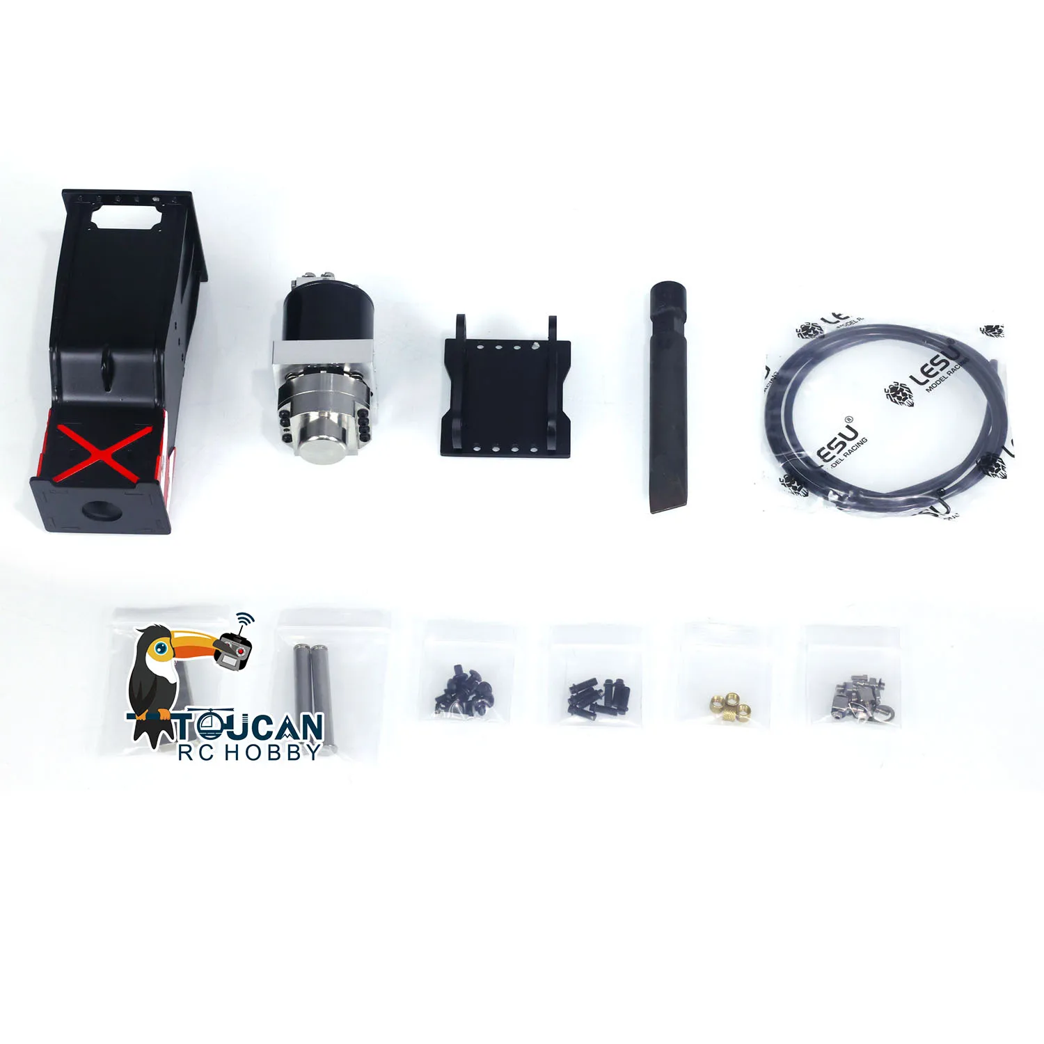 LESU RC гидравлические металлические молотки окрашенные комплекты для экскаватора