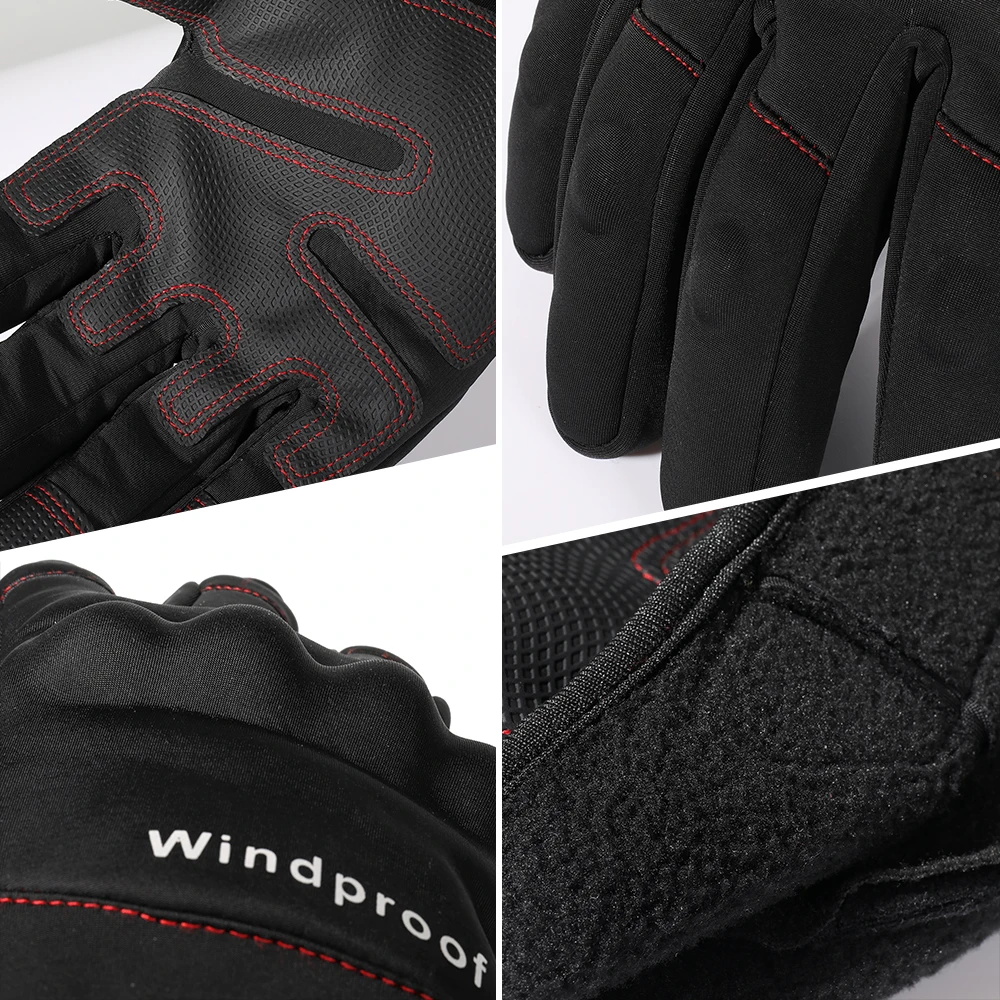 Touch Screen Motorcycle Gloves Moto Motocross Winter Thermal Non-slip Motorbike Riding Biker Windproof Protective Gear Men Women images - 6