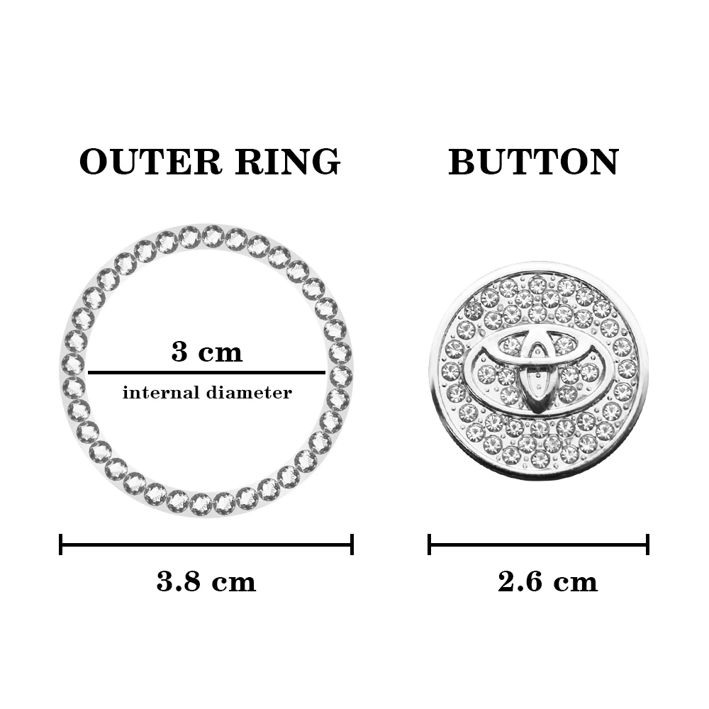 Стайлинг автомобиля декоративная наклейка с одной кнопкой для запуска двигателя