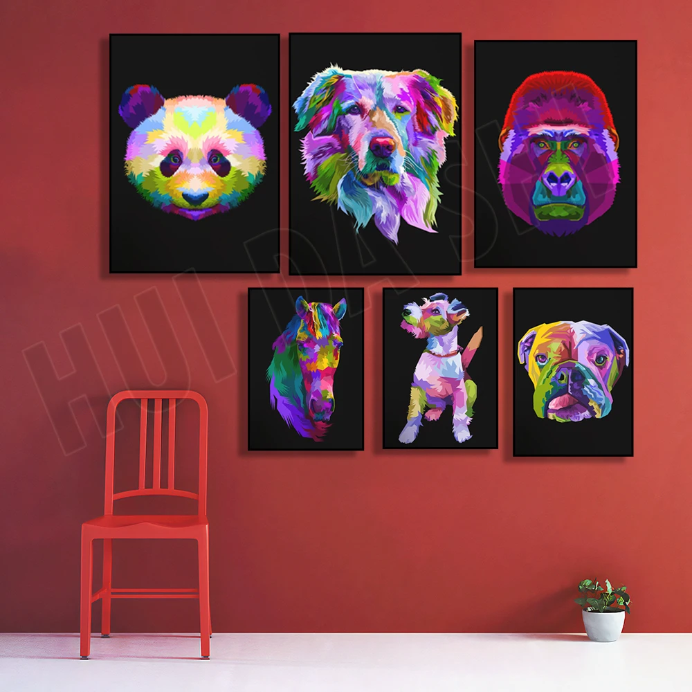 Картина акварельной панды разноцветное искусство животное иллюстрация домашний