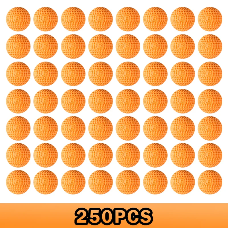 

250 Pcs for Zeus Apollo Foam EVA Ammo Replace Bullet Balls Pack Children Toy Compatible for Nerf Rival Blasters Apollo Bullets