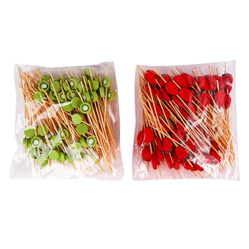 

270F 100 штук Одноразовые Бамбуковые строительные устройства для еды, буфет, вилка для торта вечерние десерта, салата