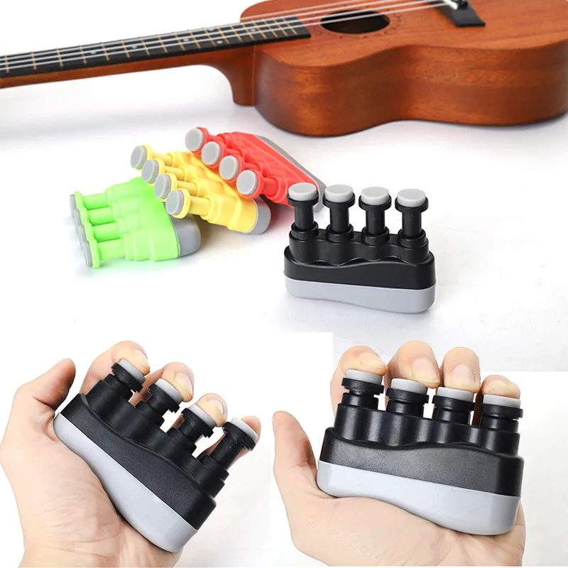 

Guitar Hand Finger Exerciser Medium Tension Grip Power Trainer for Guitars Bass Piano Grip finger trainer