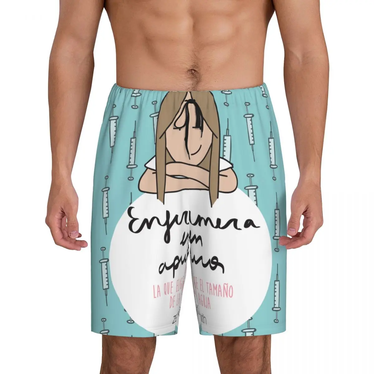 Пижамные шорты на заказ для врачей медсестер и Пижама здоровья Мужская одежда