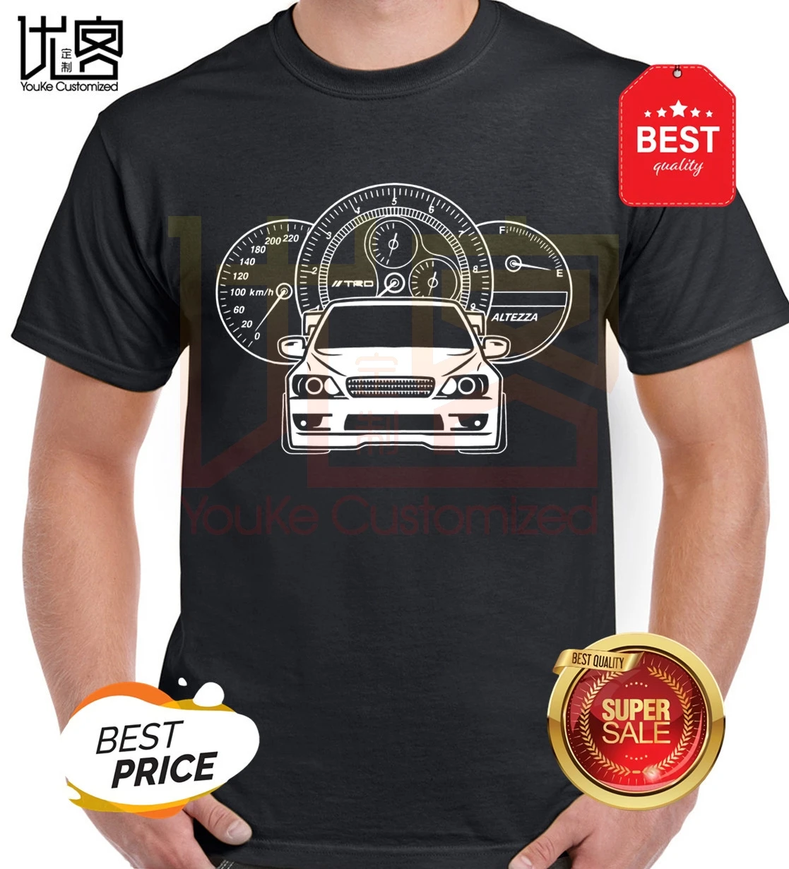 

2020 fashion summer t shirt jdm rpm cluster tr-d t-shirt only 2jz is300 size xl tee shirt