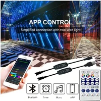 dc5 24v 28key bluetooth music led controller mini control rgb individually addressable 3pin light strip usb dc button phone app