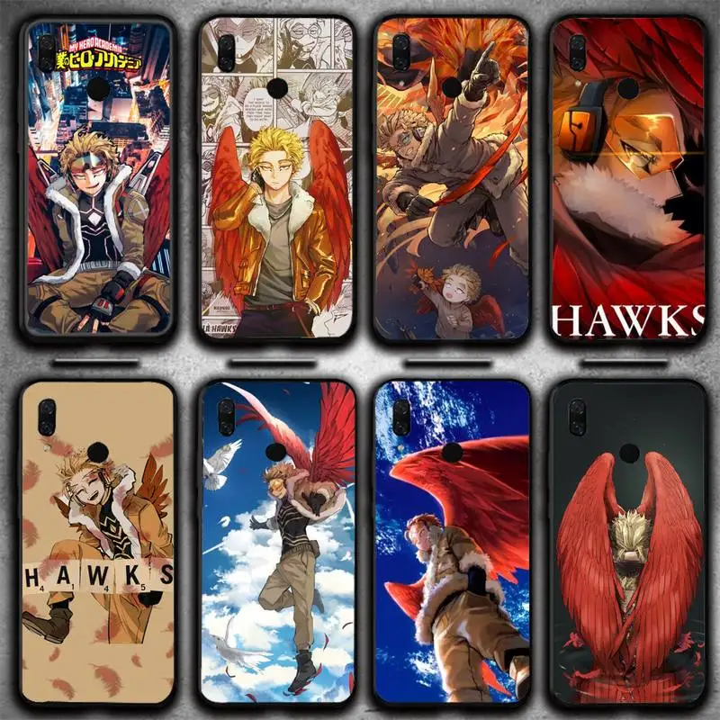 My Hero Academia Hawks Phone Case For Xiaomi Mi 11 10 A2 A2lite A1 9 9SE 8Lite 8explorer F1 Poco M3 X3 Pro Fundas Cove