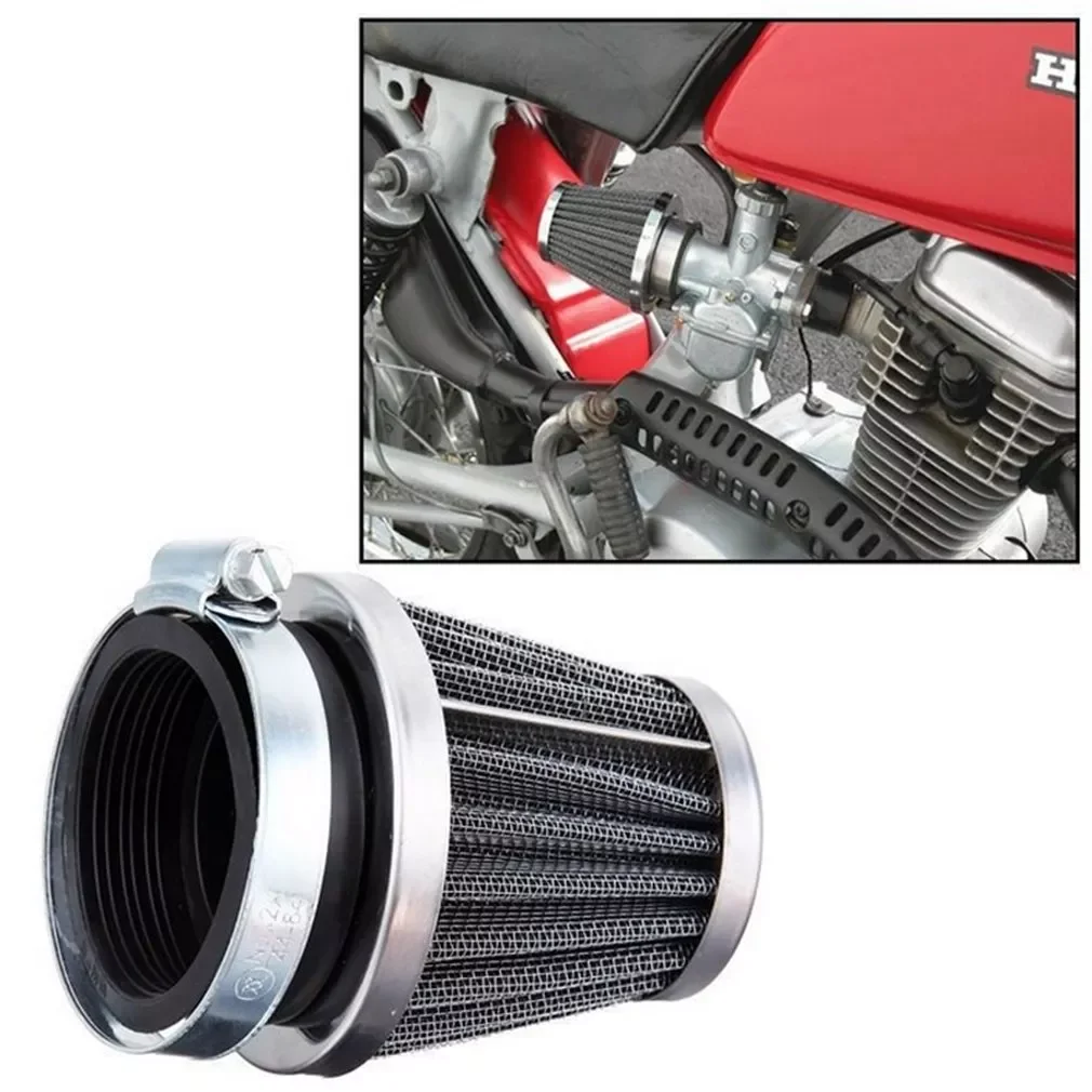 

SCL MOTOS Universal 35mm 39mm 42mm 44mm Mushroom Head Motorcycle Carburetor Air Filter Cleaner Intake Pipe Modified Scooter