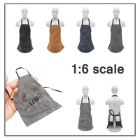 16 scale male female soldier halter apron with aging effect studio functional clothes bib for 12in action figure body model