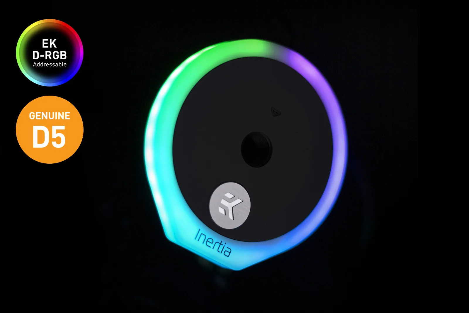 EK-Quantum Inertia D5 PWM D-RGB — специальный насос с водяным охлаждением Plexi / Acetal лампа 5 В