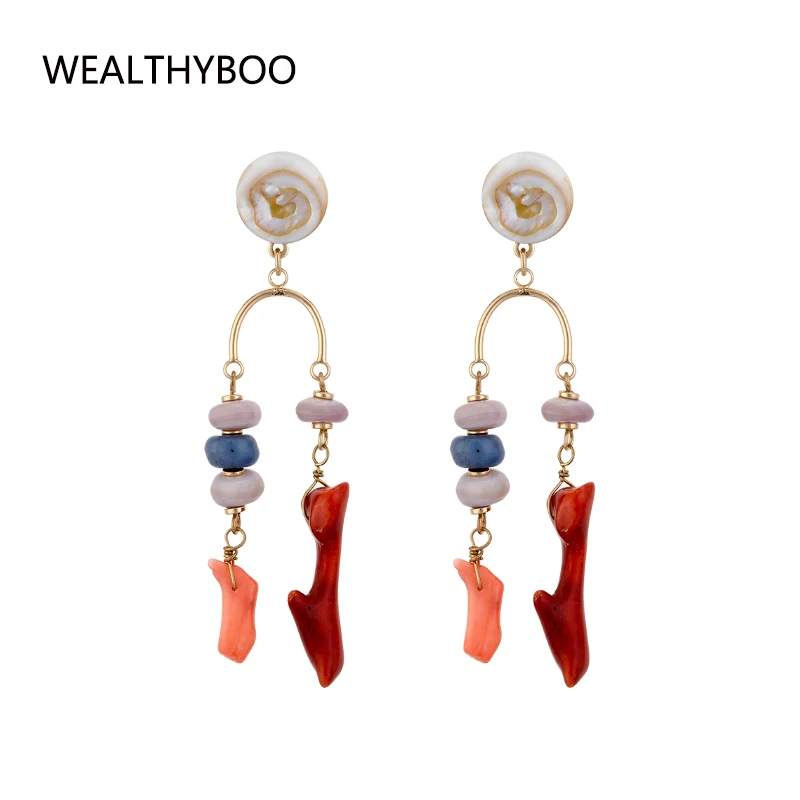 Chaps Women's Gold/Coral Leverback Teardrop Earrings Ross-Simons Red Coral Openwork Drop Earrings in 18kt Gold Over Sterling