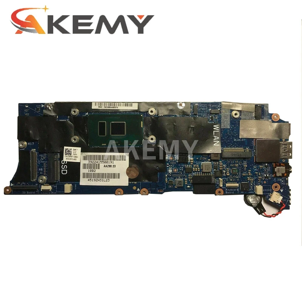 Материнская плата Akemy для ноутбука DELL XPS 13 9350 фотосессия 07H0VJ 7H0VJ AAZ80 системная 3