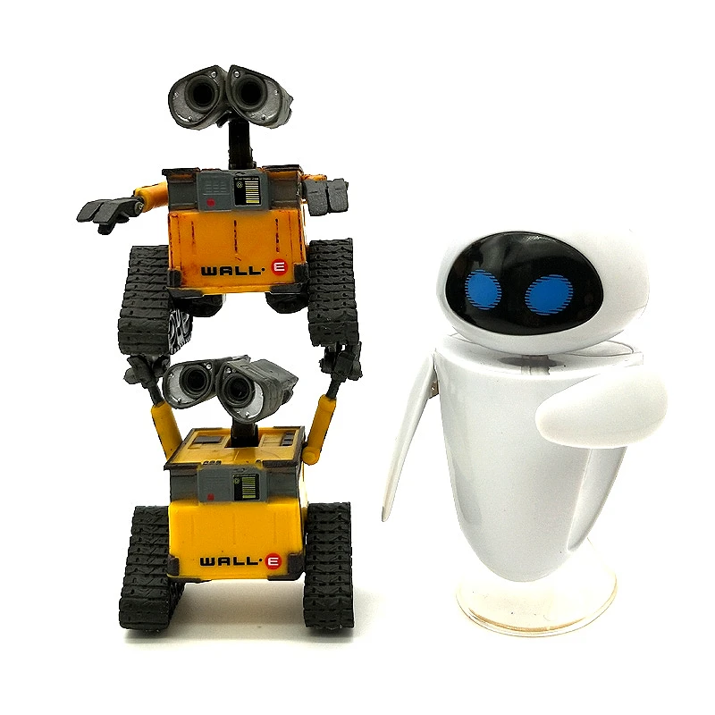 6 см/10 см Робот Wall-E и EVE ПВХ Фигурка Коллекция Модель игрушки Куклы Аниме Персонажи