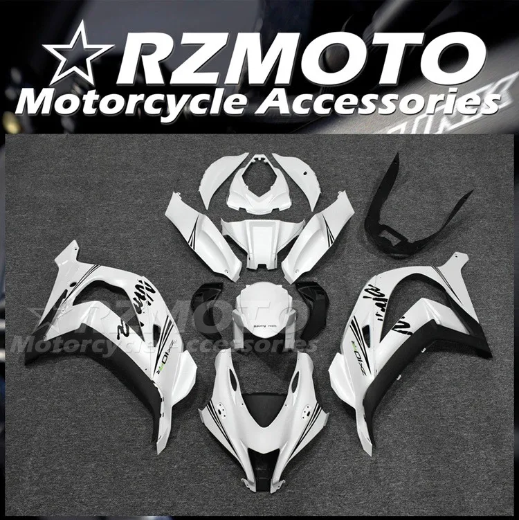 

Injection Mold New ABS Fairings Kit Fit for Kawasaki Ninja ZX-10R ZX10R 2016 2017 2018 2019 117 18 19 Bodywork Set White Black