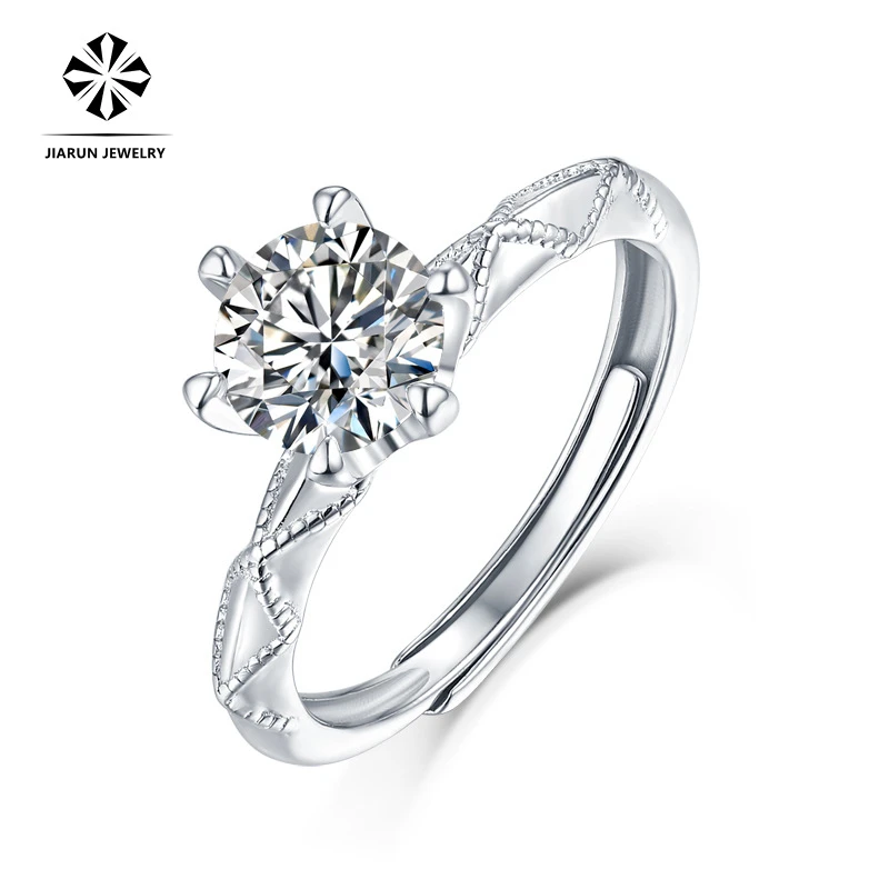 

Women's Ring 925 silver Moissanite diamond ring, luxury wedding birthday gift 18K gold jewelry fashion couple designer ring