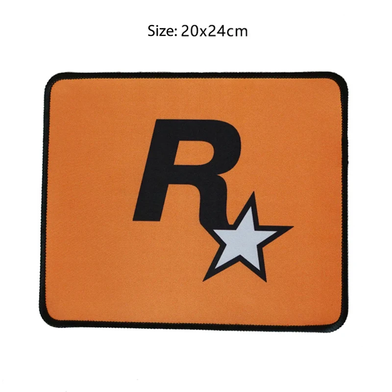 20*24 см GTA R Star утолщенный коврик для мыши игровая клавиатура ноутбука геймерский