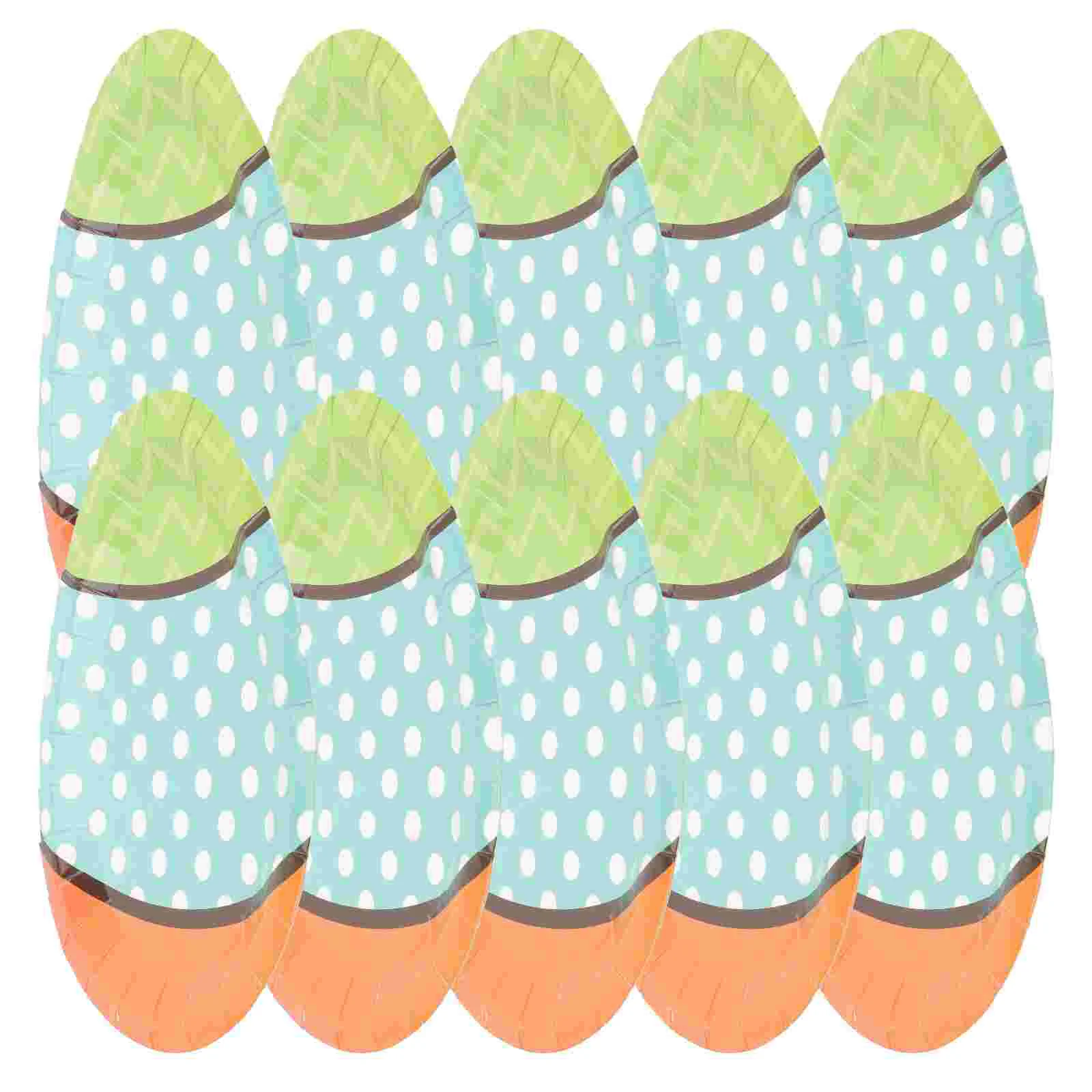 

18pcs Unique Festive Creative Premium Delicate Cake Plate Gathering Dinner Plate for Party