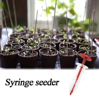 1pc syringe seeder mini sowing seed dispenser garden seed sower planter seedmaster gardening tools for agriculture