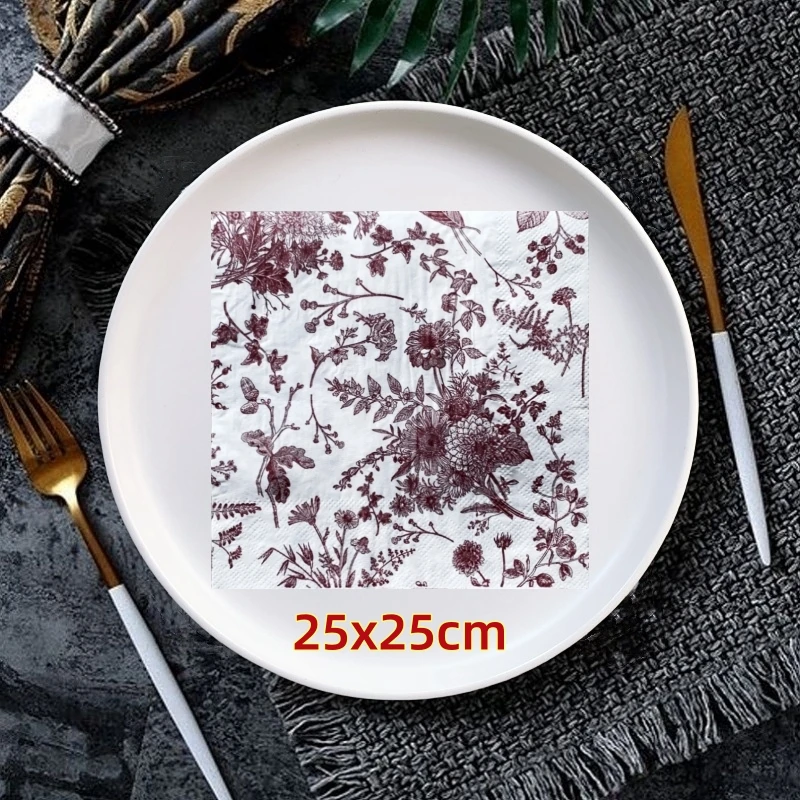 

Бумажные салфетки для свадьбы 20 шт.