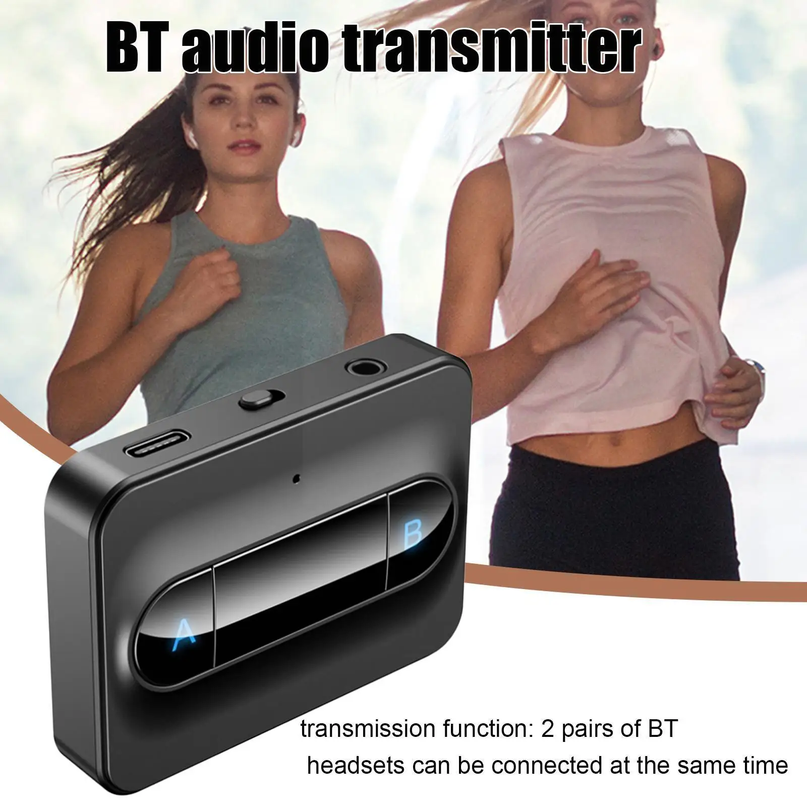 

Многоточечный Bluetooth-совместимый аудиопередатчик 5,0 RCA задержка 3,5 мм беспроводной адаптер для наушников низкое подключение AUX 2 Stere K0Y2