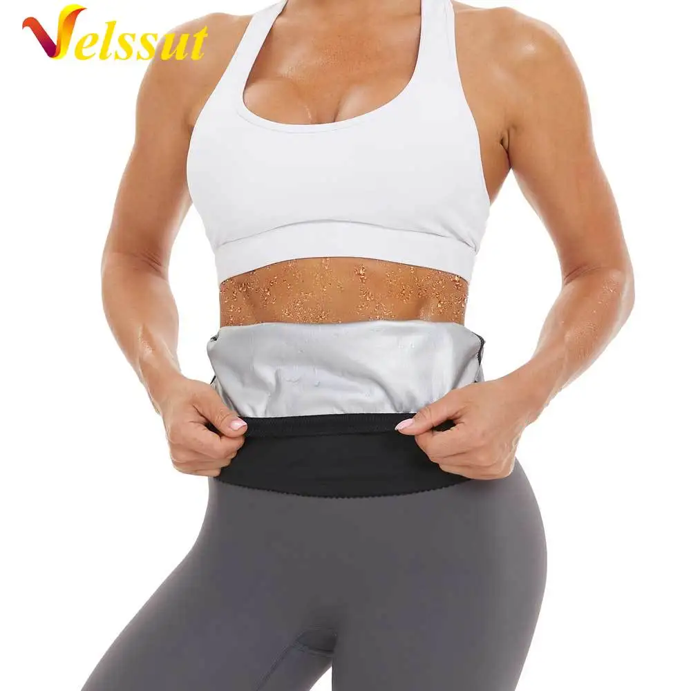 

Velssut Waist Trainer for Women Fajas Latex Belly Belt Slimming Weight Loss Band Corset Trimmer Black Colombianas Body Shaper