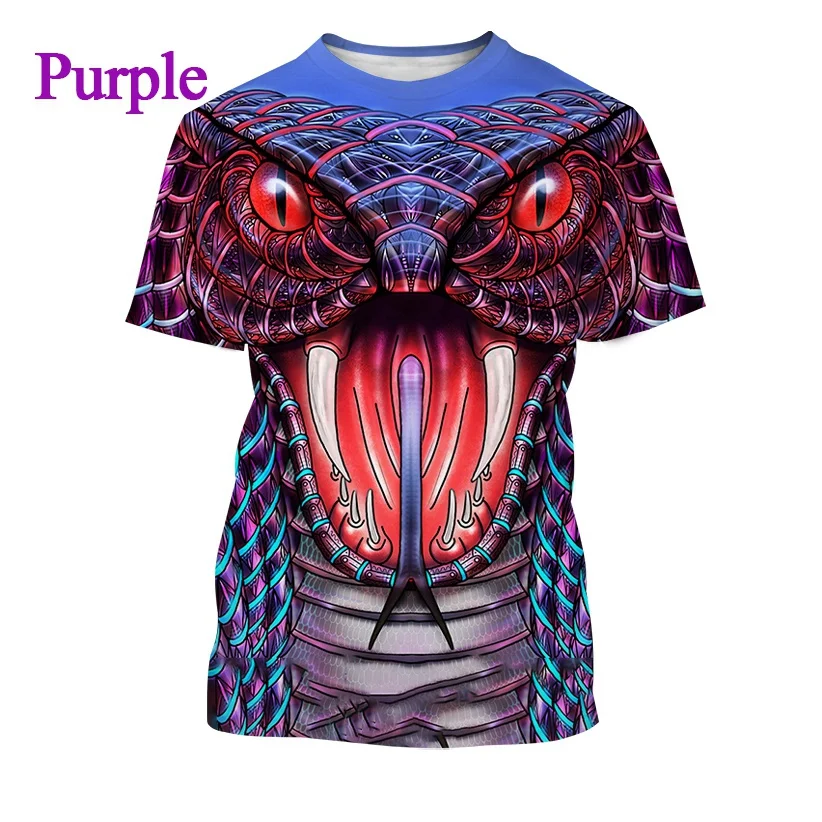 Брендовая летняя футболка BIANYILONG с 3D принтом змеи новинка повседневный мужской и