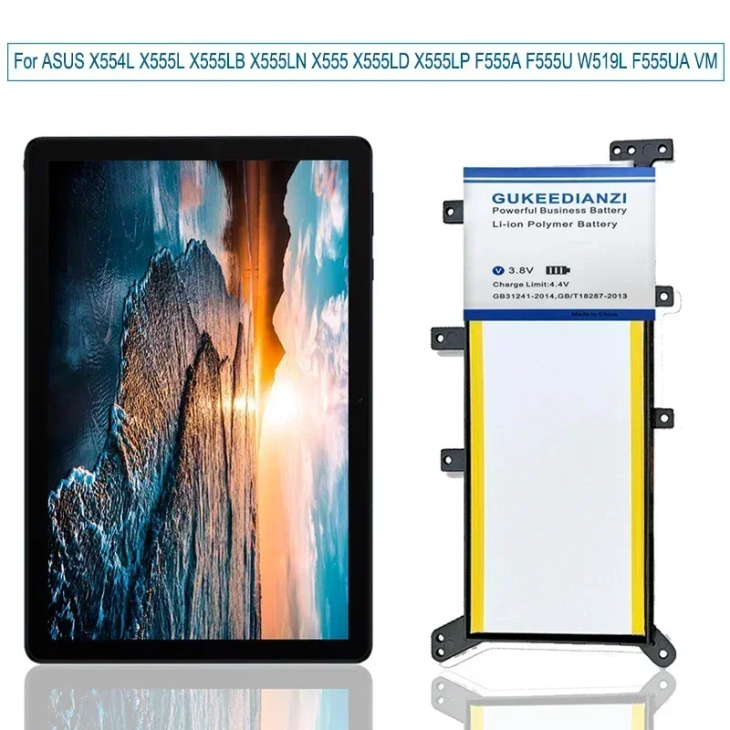 Сменный аккумулятор большой емкости для ASUS X554L X555L X555LB X555LN X555 X555LD X555LP F555A F555U W519L F555UA