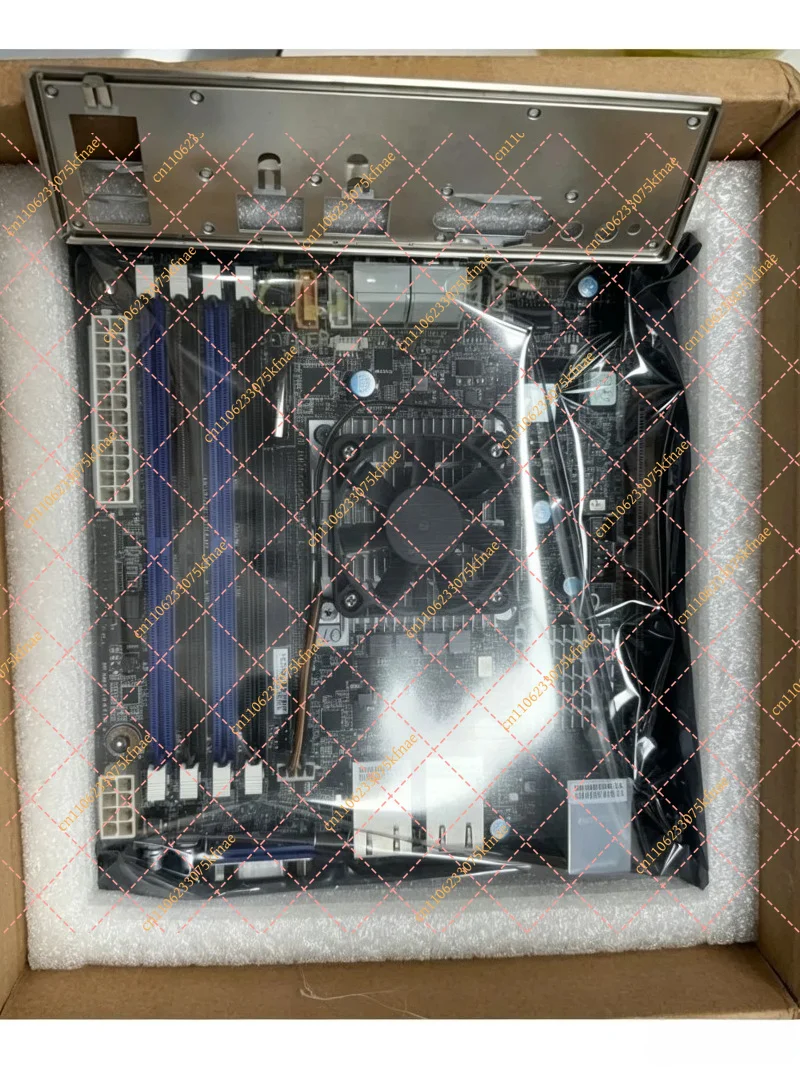 Фото Материнская плата Mini ITX для NAS-сервера Xeon D-1521 с 2×RJ45 10G LAN, DDR4 ECC, слотом PCIe x16 для сетевого хранилища №3