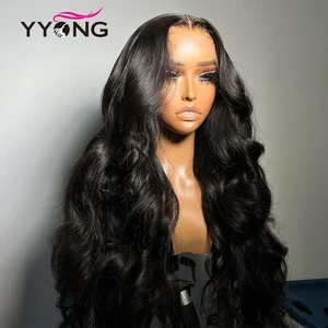 Imported 30 Inch Body Wave 13x4 13x6 Hd Transparent Lace Front Human Hair Wigs For Women 4x4 Closure Wig Pre 