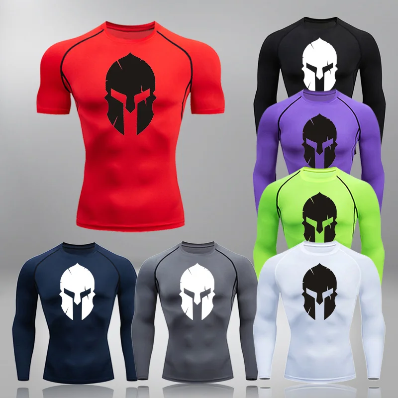 

Многоцветная быстросохнущая Спортивная футболка с коротким рукавом, Джерси для тренажерного зала, тренировочная футболка для бега, Мужска...