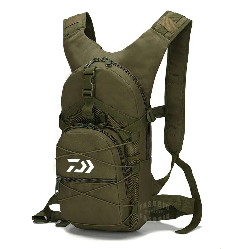 Daiwa Cycling Casual Men's Fishing Backpack MultifunctionalOutdoor Travel Tactical Camouflage Mountaineering Camping Fishing Bag