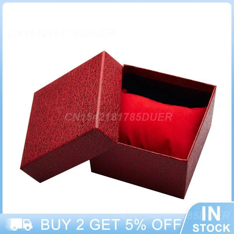 

Fashion Watch Box Cardboard Case Bangle Bracelet Wrist Watch Jewelry Present Durable Gift Box Square Watch Box