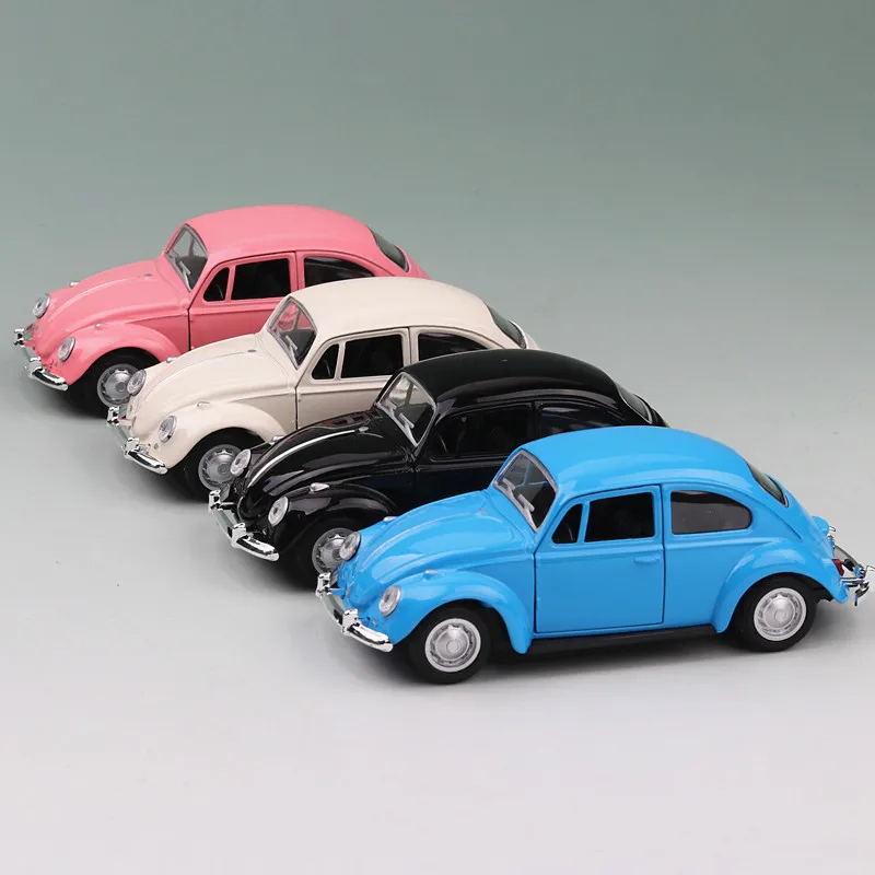 

Модель классического автомобиля Beetle 1/36, металлические Литые и игрушечные автомобили, игрушечный автомобиль из сплава, украшение торта, автомобиль, игрушки для мальчиков, подарки
