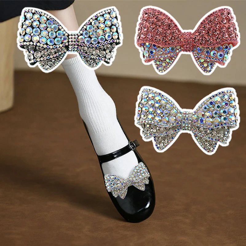 

1 пара, блестящие зажимы для обуви на высоком каблуке