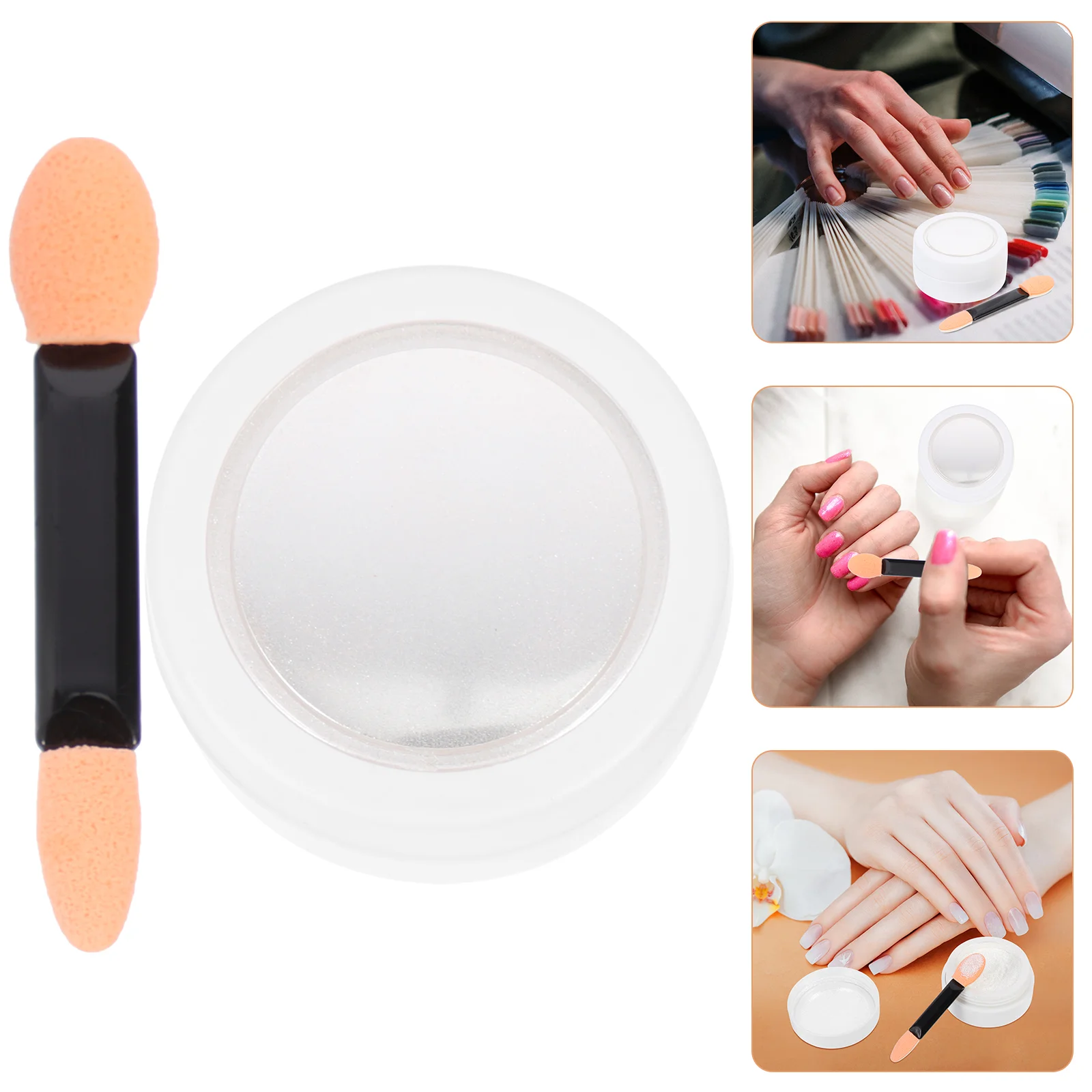 

1 Set of Nail DIY Glitters Powder Makeup Powder Manicure Supplies