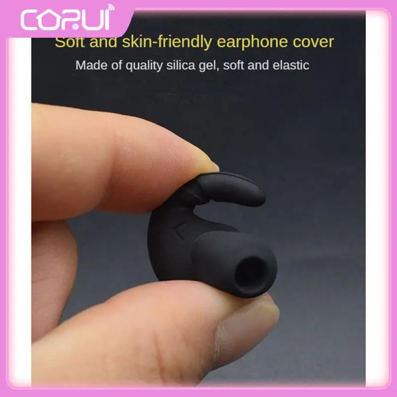

Black Anti-fouling And Dirt-resistant Earplugs Shock-absorbing And Drop-proof Earphone Cover White Skin-friendly Feel