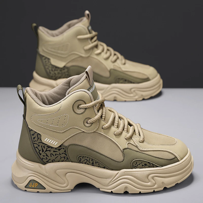 Ботинки CYYTL мужские кожаные повседневная обувь ковбойские тактические боевые