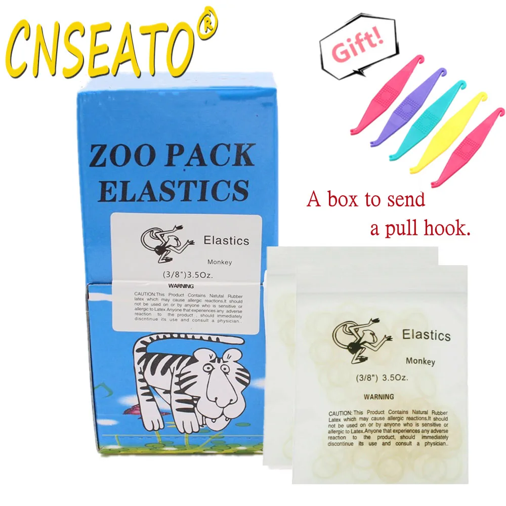 5000 шт./коробка Ортодонтические латексные резинки 3 5 унции