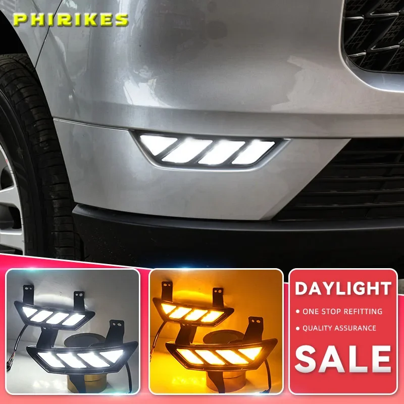 1 пара для Great Wall POWER PEAK PERFECT 2019 2020 автомобильные светодиодные дневные ходовые огни