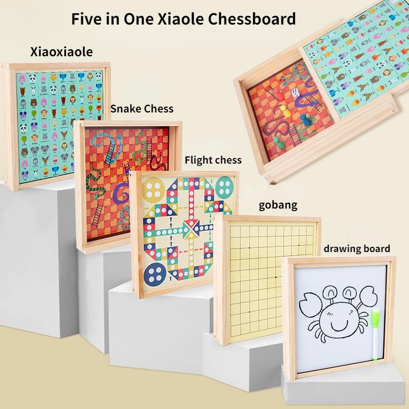 

Five In One Magnetic Xiaoxiaole Multifunctional Help Kit for Developing Intelligent Training Hand Eye Coordination Fun Toys