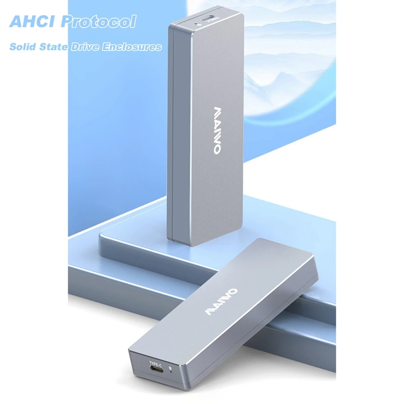 MAIWO M.2 AHCI Protocol SSD Hard Drive Box Mobile External Hard Drive Case For Apple Solid State Drive Box