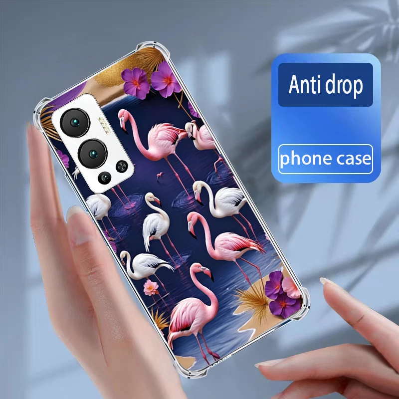 Чехлы infinix Hot 12/X6817 мягкий силиконовый прозрачный чехол из ТПУ для телефона