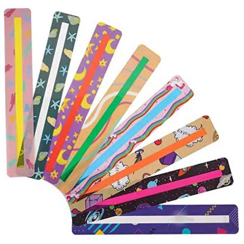 

32 Pieces Guided Reading Strips Highlight Strips Calm Strips Colored Overlays Cute Kids Bookmarks Help With Dyslexia
