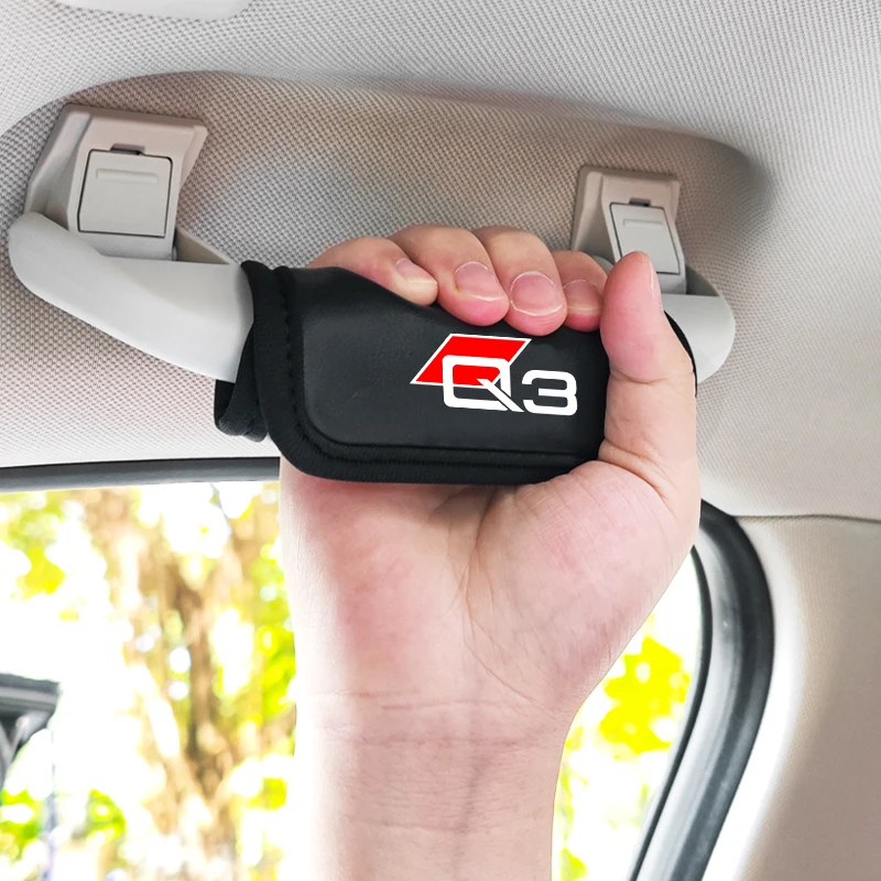 

1/2PCS Car Interior Protect Handle Cover For Audi A3 A4 A6 A8 Q3 Q5 Q7 TT Logo Auto Pull Glove Styling Accessories